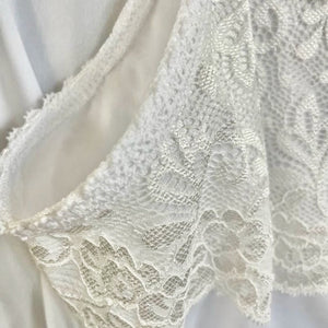 White Lace Slip Underdress Undergarment