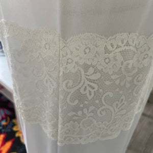 White Lace Slip Underdress Undergarment